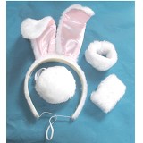 rabbit cat ear ring& tail& handring