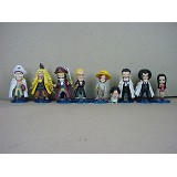 One piece anime figures(8 a set)