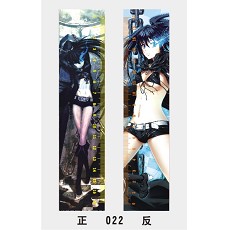 17cm black rock shooter anime ruler(10pcs)