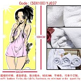 One piece anime cotton bath towel