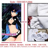 Black rock shooter anime cotton bath towel