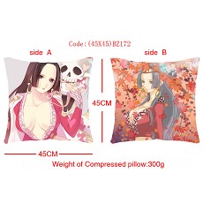 one piece anime double face pillow