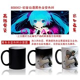 Miku anime hot and cold color cup