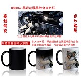 Black rock shooter anime hot and cold color cup
