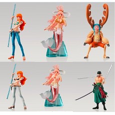 One piece anime figures(6pcs a set)