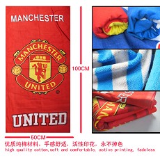 Manchester United football team cotton towel
