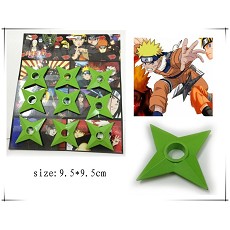 Naruto cos weapons(9pcs aset) green color