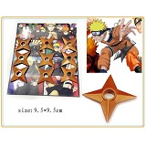 Naruto cos weapons(9pcs aset) orange color