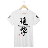 Attack on Titan anime cotton T-shirt