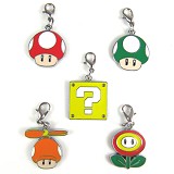 Super Mario anime metal keychains