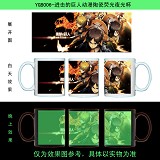 Attack on Titan anime glow in the dark cup YGB006