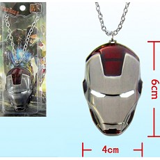 Iron Man mask necklace