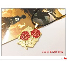 Attack on Titan anime necklace(gold)