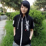 Attack on Titan anime black hoodie Costume