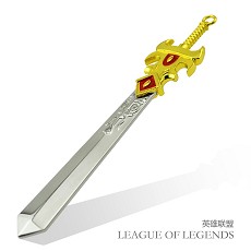 League of Legends Garen·The Might of Demacia anime metal weapon collection 15CM