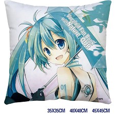 Miku anime double sides pillow 3875