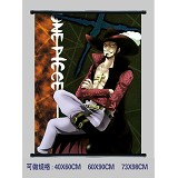 One Piece Mihawk anime wallscroll