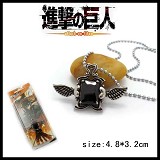 Attack on Titan anime necklace(black)
