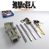 Attack on Titan anime key chains set