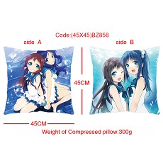 Nagi no Asu Kara anime double sides pillow (45X45)BZ858