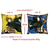 Attack on Titan double sides pillow (45X45)BZ871