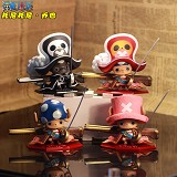 One Piece chopper anime figures(4pcs a set)
