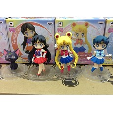 Genuine Sailor Moon anime figures(4pcs a sets)