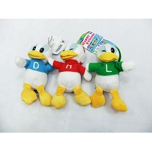 5inches Donald Duck anime plush dolls(3pcs a set)