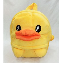 Duck anime plush backpack bag