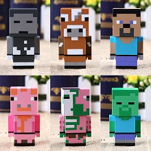 Minecraft anime figures(6pcs a set)