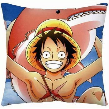 One Piece anime double side pillow 4188