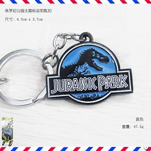 Jurassic Park key chain