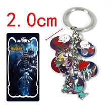 Warcraft anime key chain