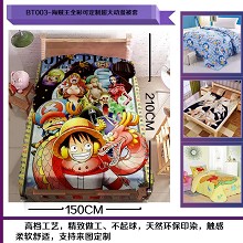 One Piece anime quilt