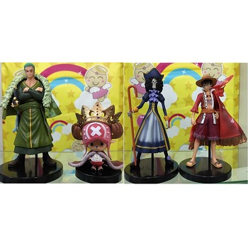 One Piece Sanji anime figures(4pcs a set)
