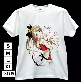 Love Live anime white t-shirt