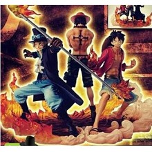 One Piece DXF Luffy+ACE+Sabo figures set(3pcs a set)