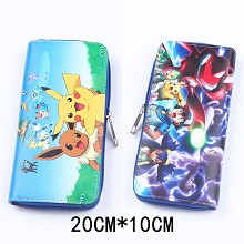 Pokemon anime pu long wallet/purse