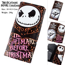 The Nightmare Before Christmas JACK anime long wallet