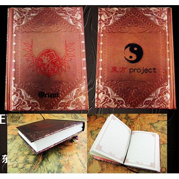 Touhou Project hard cover notebook(120pages)
