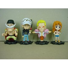 One Piece anime figures set(4pcs a set)