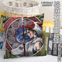Perona two-sided cotton fabric pillow