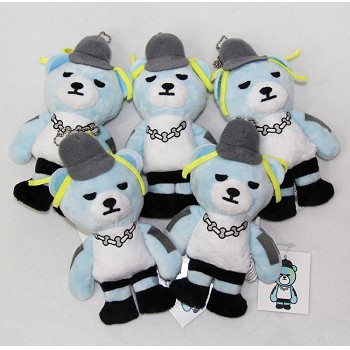 6inches Bigban bear plush dolls set(5pcs a set)