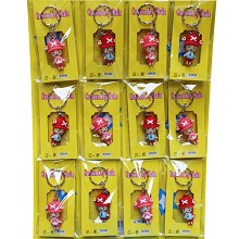 One Piece Chopper anime key chains set(12pcs a set)