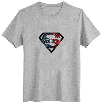 Super man cotton gray t-shirt
