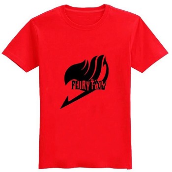 Fairy Tail cotton red t-shirt