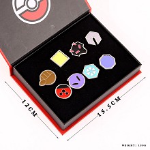 Pokemon brooches pins set(8pcs a set)