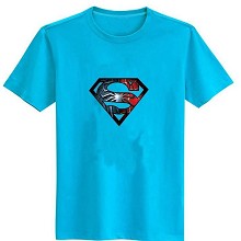 Super man cotton blue t-shirt