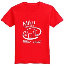 Hatsune Miku cotton luminous red t-shirt