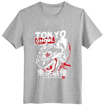 Tokyo ghoul gray cotton t-shirt